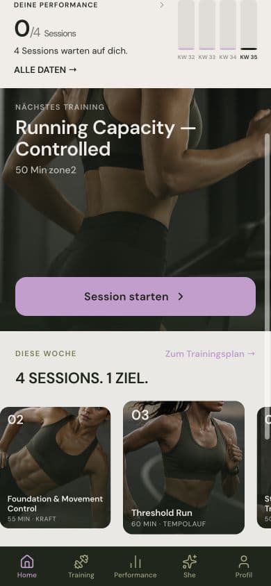 SheRox app: TODAY